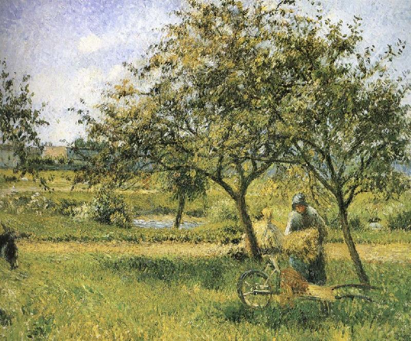 Camille Pissarro Wheelbarrow china oil painting image